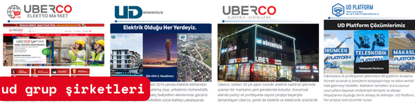 Uberco Grup Şirketleri Görseli - UD Platform ve UD Mühendislik