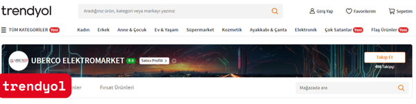 Uberco Elektrik Trendyol Mağazası